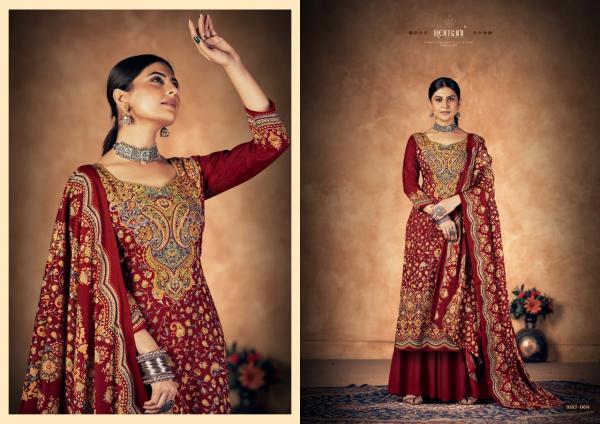 Romani Kashmiri Kali Exclusive Pashmina Dress Material Collection